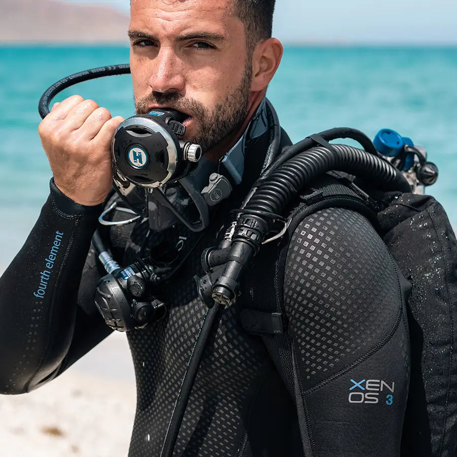 Fourth Element Men's Xenos ARC 3mm Wetsuit, worn by a diver