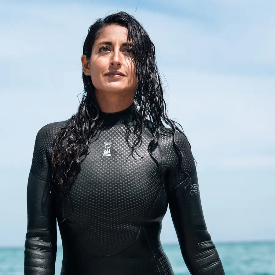Fourth Element Women's Xenos ARC 3mm Wetsuit, worn by a diver
