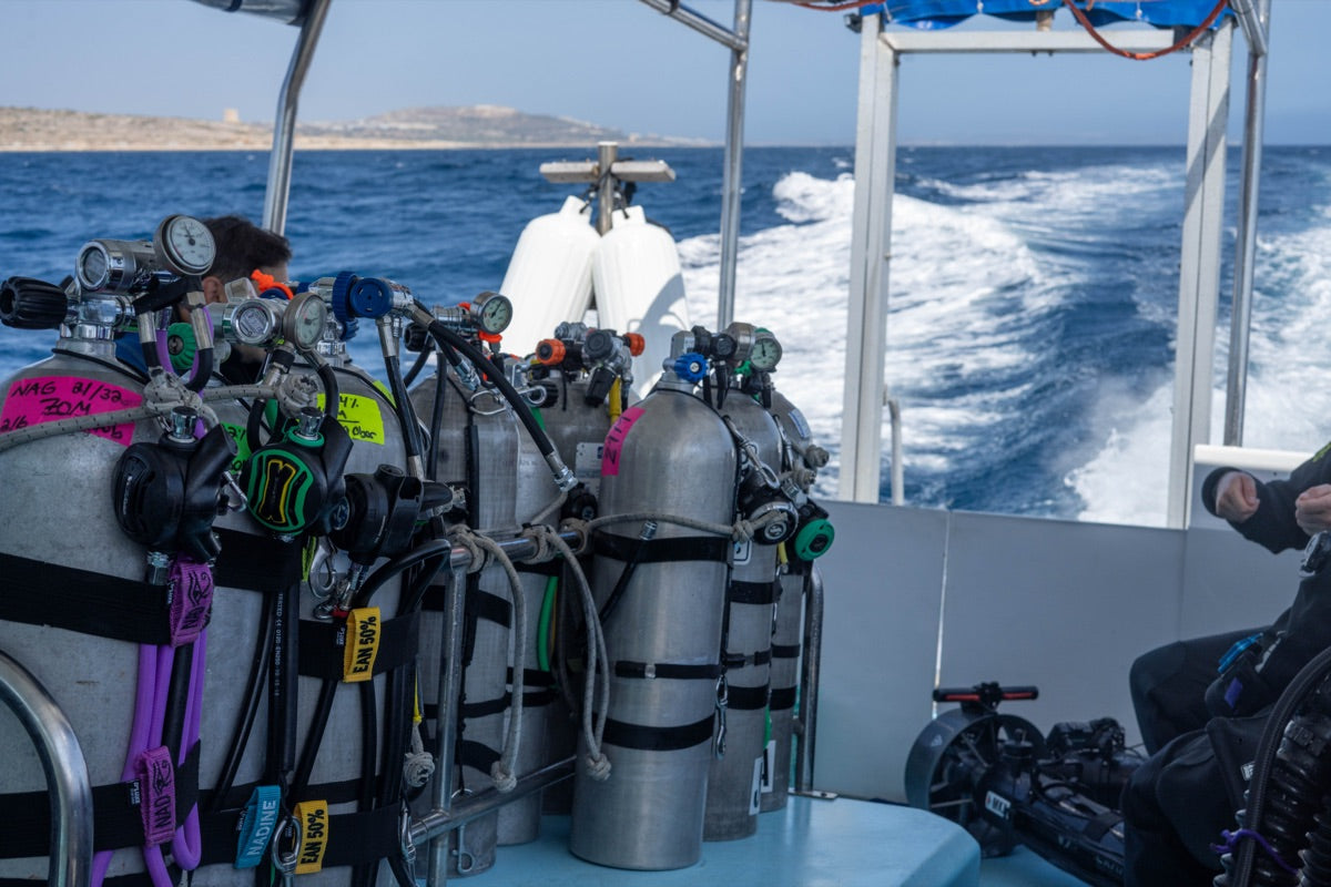 Guided dives around Gozo